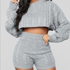 NWT Fashion Nova Knit Set